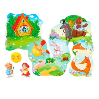 Игра настольная Путешествие по сказке Колобок Vladi Toys VT2909-11